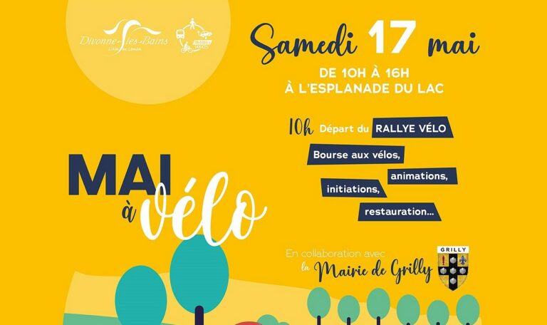 Mai à vélo à Grilly