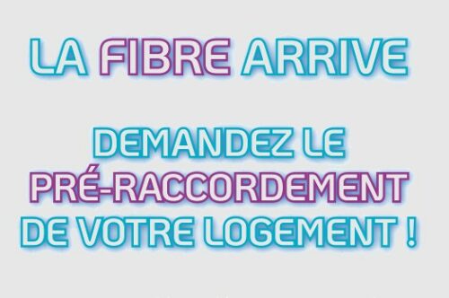 Arrivée de la Fibre à Grilly, pensez au pré-raccordement !