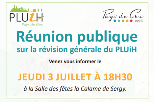 Réunion publique sur la Révision générale du PLUiH