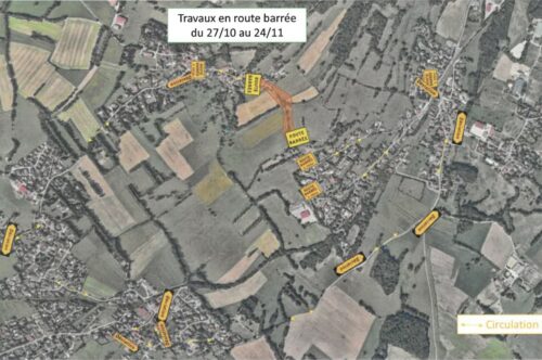 Chantier : réseau d’eau potable pendant les fêtes de fin d’année