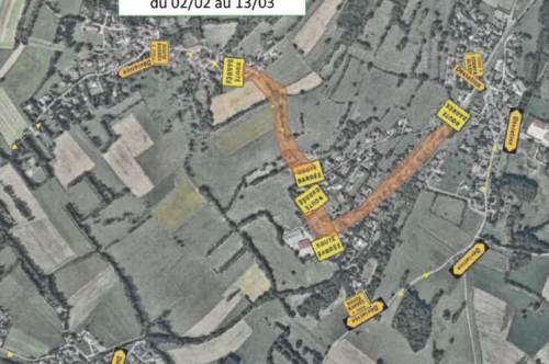 Chantier : Réseau d&rsquo;eau potable REOGES / SITSE  Point de circulation