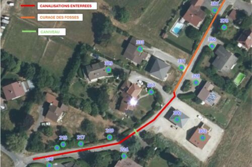 Chantier au chemin de Bellevue