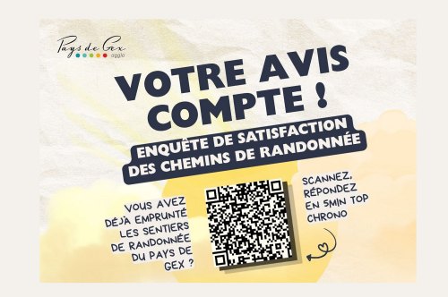 Enquête de satisfaction des chemins de randonnée