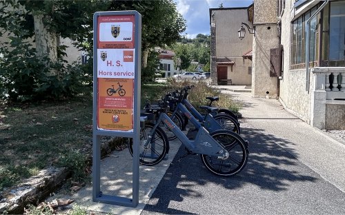 Vélos en libre-service : interruption du fonctionnement