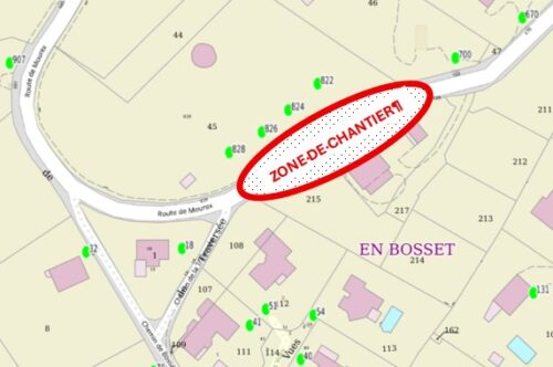 Chantier d&rsquo;eau potable Reoges/Sitse